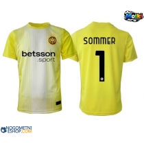 Moški Nogometni dresi Inter Milan Yann Sommer #1 Vratar Gostujoči 2025-26 Kratek Rokav